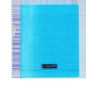 CAHIER CALLIGRAPHE PP 17*22 96P 90G BLEU