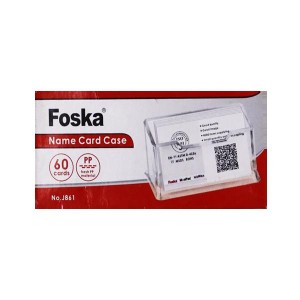 SUPPORT CARTE DE VISITE PLASTIQUE FOSKA J861