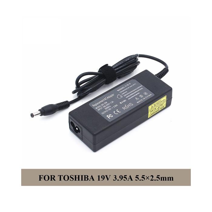 CHARGEUR LAPTOP TOSHIBA 19V-3.95A 5.5*2.5MM