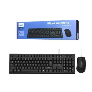 CLAVIER/SOURIS FILAIRE QWERTY PHILIPS MOD.CK234