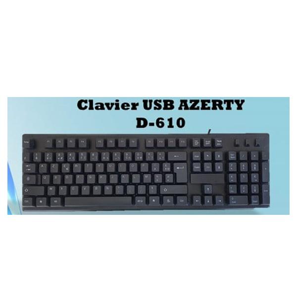 CLAVIER D-610 USB AZERTY