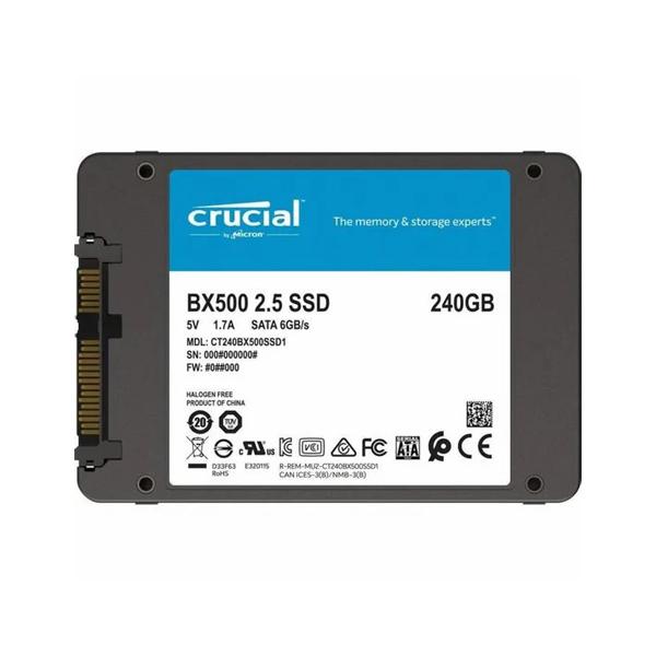 DISQUE DUR SSD INTERNE 480GB SATA CRUCIAL MOD.BX500