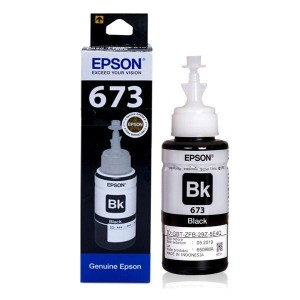 FLACON D'ENCRE EPSON T673 BK