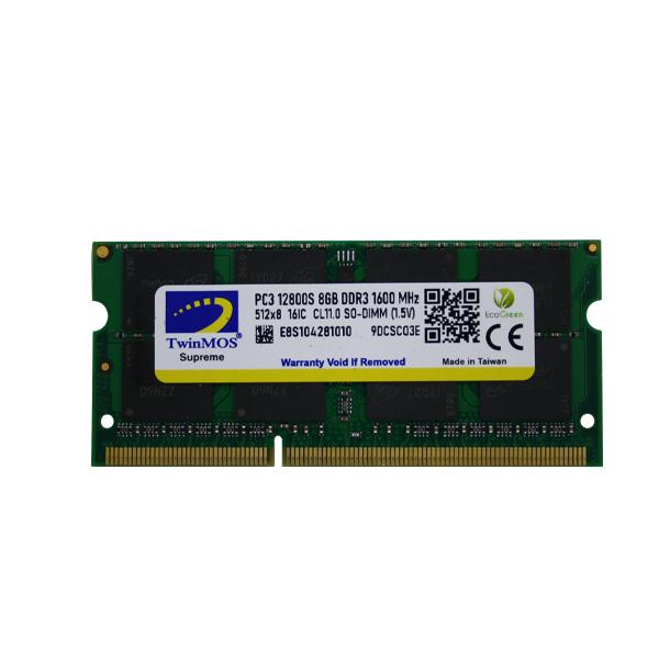 RAM DDR3 4GB PC1333/10600 TWINMOS LAPTOP
