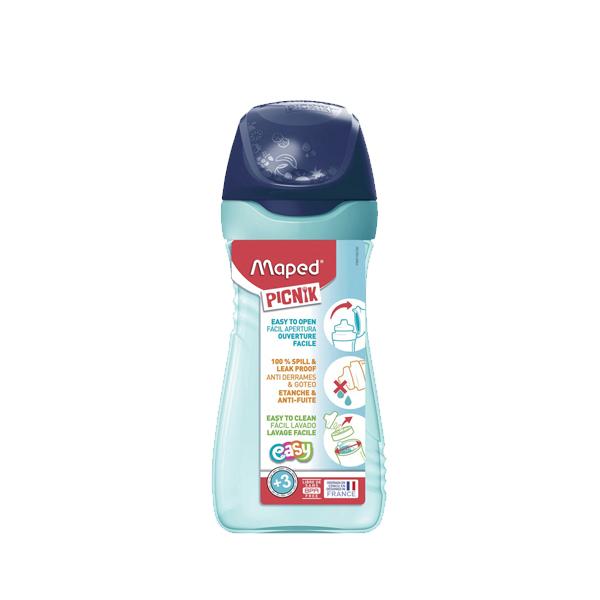 GOURDE EN PLASTIQUE ORIGINS 430ML PICNIK MAPED BLEU FONCE