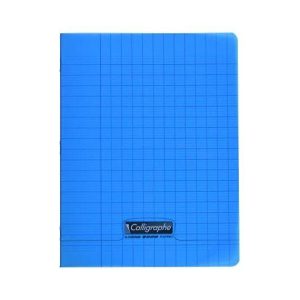 CAHIER CALLIGRAPHE PP 17*22 192P 90G BLEU