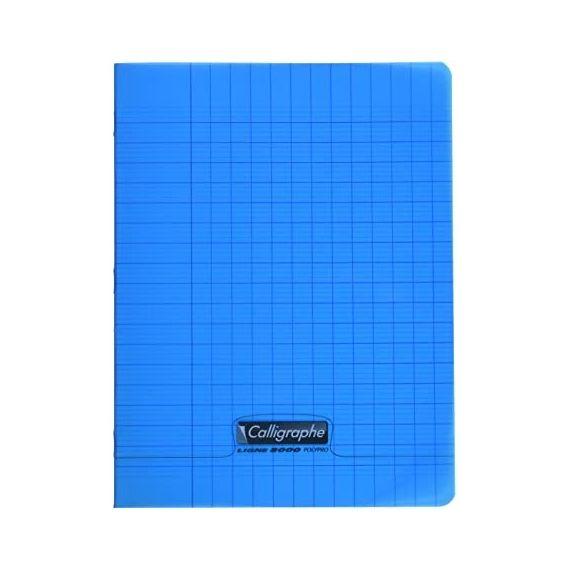 CAHIER CALLIGRAPHE PP 17*22 192P 90G BLEU