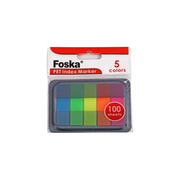 MARQUE PAGE FOSKA 5 COULEURS G3348-3