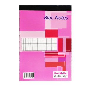 BLOC NOTE A5 150P PREWRITE