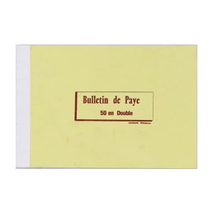 BULLETIN DE PAYE A5 50/2 IM