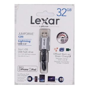 CABLE JUMP DRIVE LEXAR 32GO