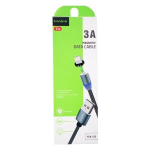 CABLE X30 IOS USB TO IOS MAGNETIQUE 3A 1M GRIS