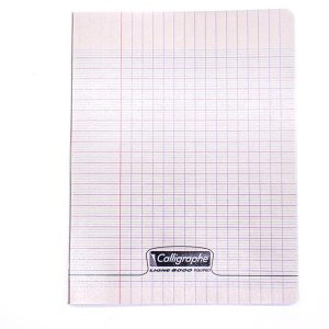 CAHIER CALLIGRAPHE PP 17*22 96P 90G GRIS