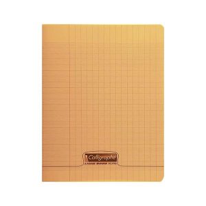 CAHIER CALLIGRAPHE PP 17*22 192P 90G ORANGE