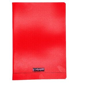CAHIER CALLIGRAPHE PP A4 192P 90G ROUGE