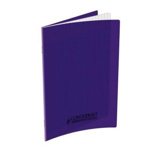 CAHIER 17*22 48P SEYES 90G POLYPRO CONQUERANT VIOLET