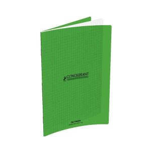 CAHIER CONQUÉRANT PP A4 96P SEYES 90G VERT