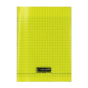 CAHIER CALLIGRAPHE PP 17*22 48P 90G JAUNE