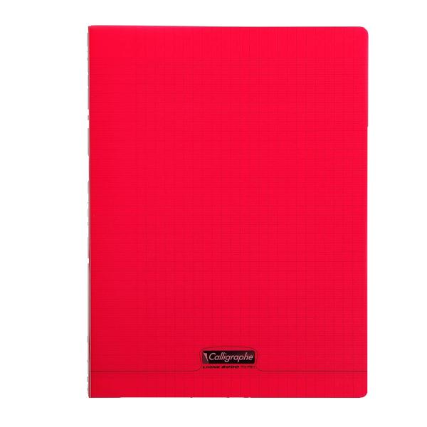 CAHIER CALLIGRAPHE PP 24*32 192P 90G ROUGE