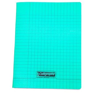 CAHIER CALLIGRAPHE PP 17*22 192P 90G VERT