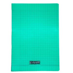 CAHIER CALLIGRAPHE PP A4 96P 90G VERT