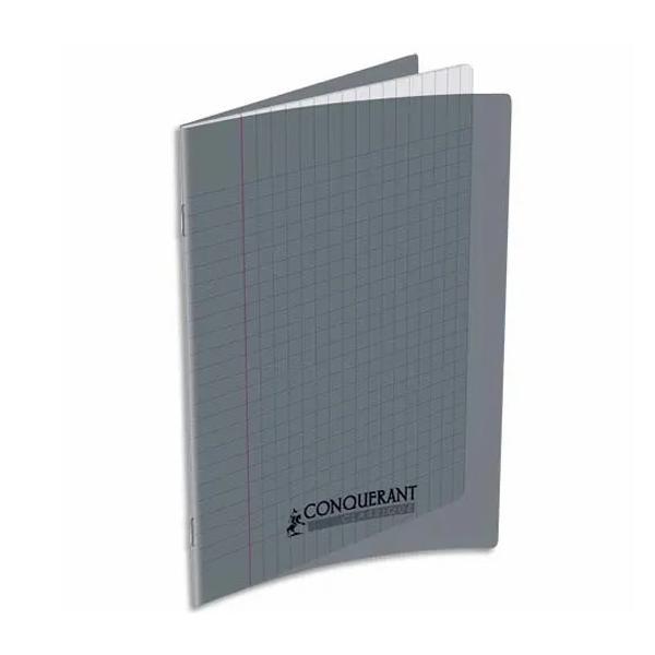 CAHIER 24*32 96P SEYES 90G POLYPRO CONQUERANT GRIS