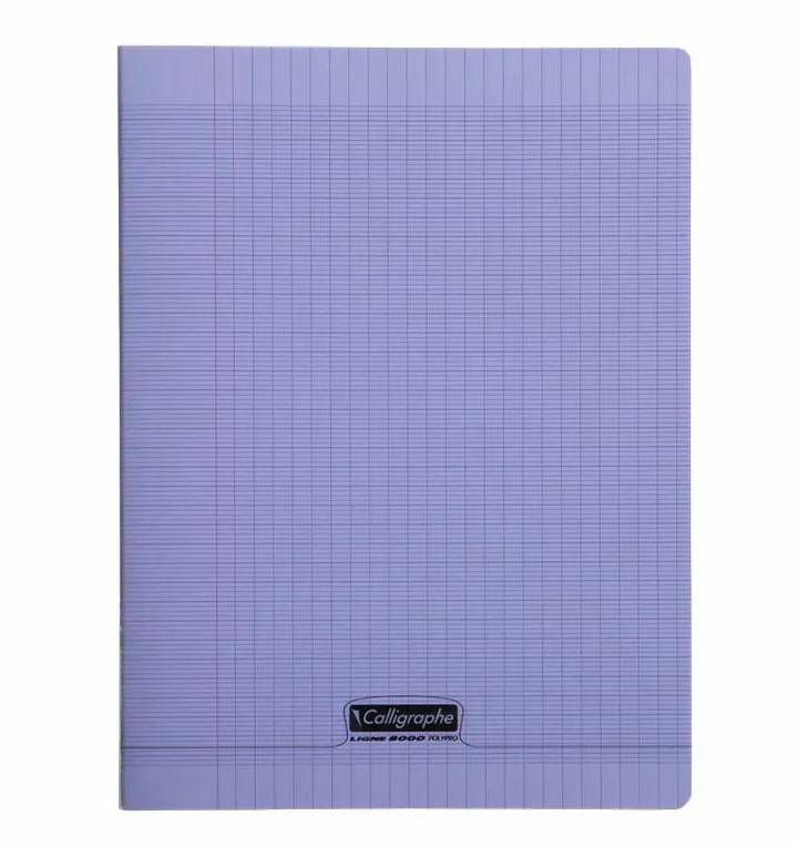 CAHIER CALLIGRAPHE PP 24*32 96P 90G VIOLET