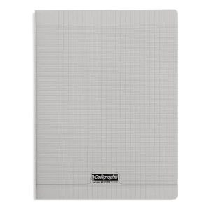 CAHIER CALLIGRAPHE PP A4 96P 90G GRIS