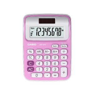 CALCULATRICE CASIO ROSE MS6NC 8CHIFFRES