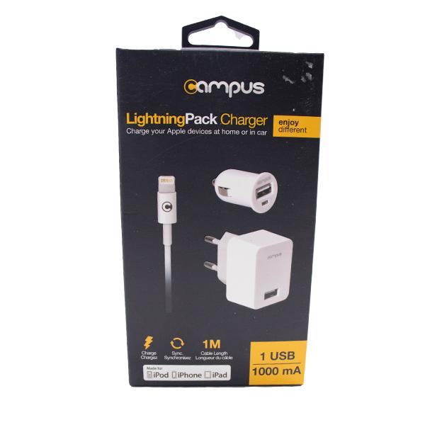 CAMPUS  LIGHT PACK CHARGEUR 1M