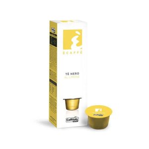 CARTOUCHE CAFFITALY CAPSULE TE NERO AL LIMONE