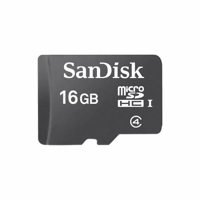CARTE MEMOIRE SANDISK MICRO SD 16GB