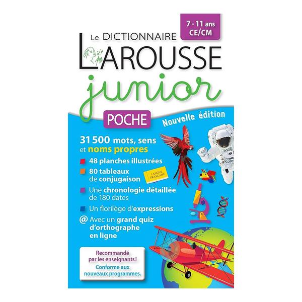 DICTIONNAIRE LAROUSSE JUNIOR POCHE