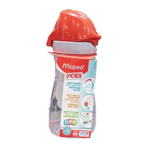 GOURDE EN PLASTIQUE ORIGINS 430ML PICNIK MAPED RED