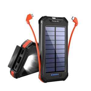 HAVIT MOBIL SOLAR POWER BANK 10000MAH BLK PB5018