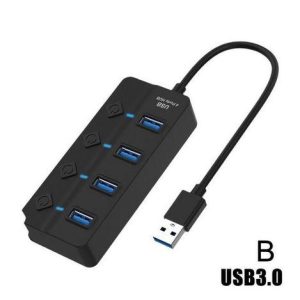 HUB USB3.0 4PORTS MOD.303 ROND