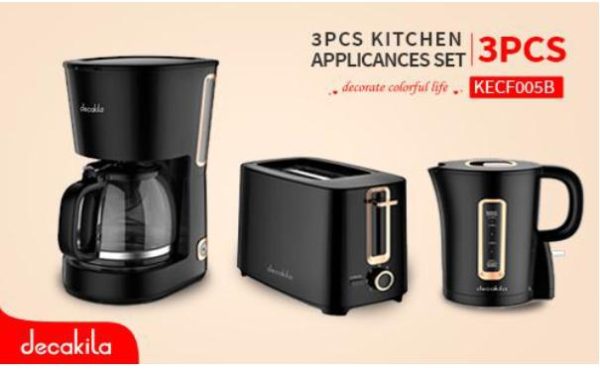 KITCHEN APPLIANCES SET 3 IN 1 DECAKILA