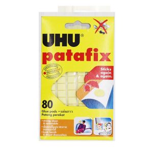 PATE ADHESIVE UHU JAUNE 80 PASTILLES