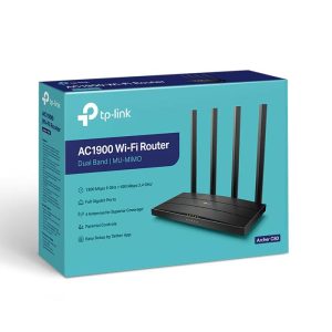 ROUTEUR WIFI 2EN1 TPLINK ARCHER MOD.C80 (BI-BANDE/4ANTENNES/AC1900/GIGABIT..)