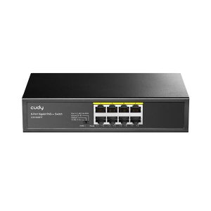 SWITCH CUDY DESKTOP POE+ 8 PORT GIGABITE GS1008PT