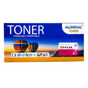 TONER MONDIALTONER HP CF413A OU CANON 046 MAGENTA