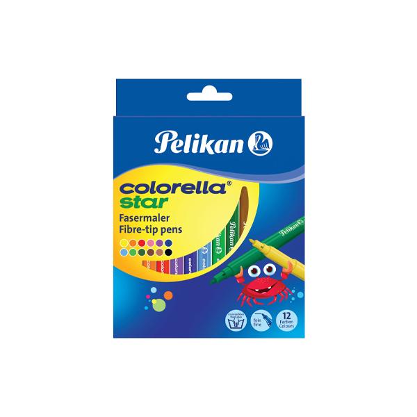 FEUTRE PELIKAN 12 COUL COLORELLA STAR  REF 814508