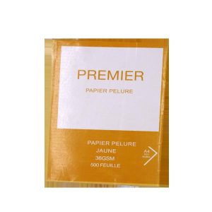 PAPIER PELURE PREMIER 36G 21*29.7 JAUNE