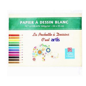 POCHETTE DESSIN CANSON BLANC ARTYS