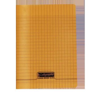 CAHIER CALLIGRAPHE PP 24*32 96P 90G MARRON