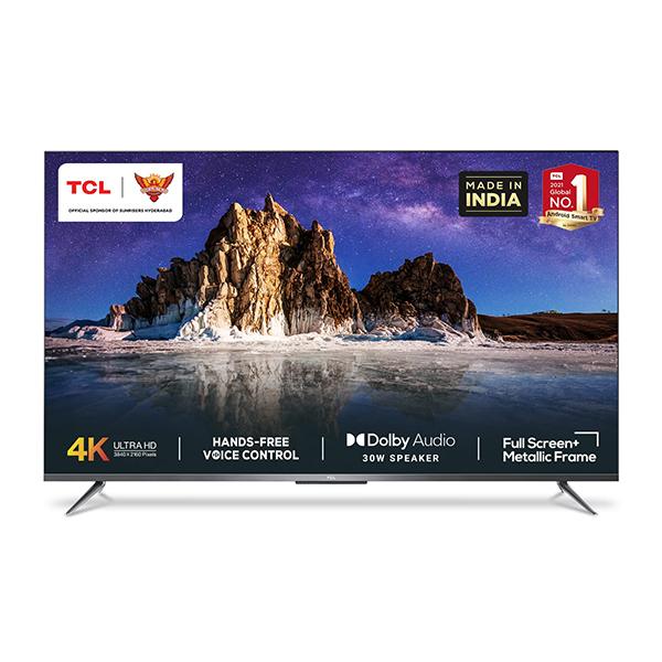 "TCL TV55"" DLED FULL SCREEN UD SMART FLAT 4K 55P715"