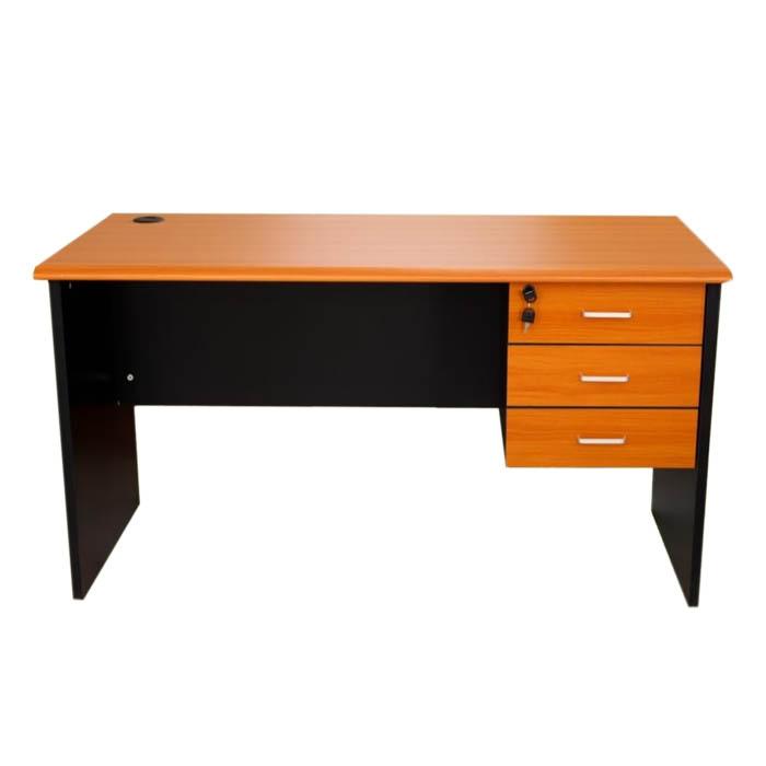 BUREAU  AVEC TIRROIR FIXE  REF P34-03 1200*600*750 CHERRY /MDC