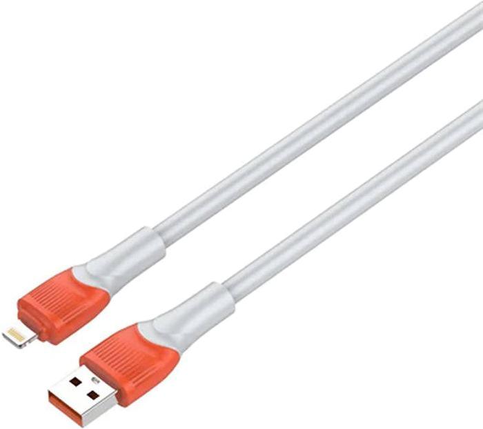 CABLE LS604 IOS USB TO IOS 4M GRIS (FAST CHARGING 30W & DATA CABLE)