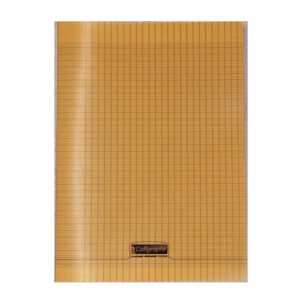 CAHIER CALLIGRAPHE PP 17*22 48P 90G ORANGE