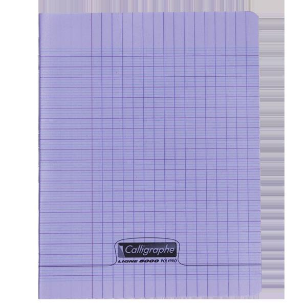 CAHIER CALLIGRAPHE PP 17*22 192P 90G VIOLET